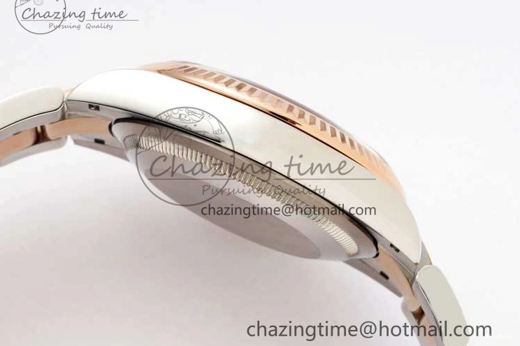 MiroTime 0414 Breathable DateJust 36mm DIWF 1:1 Best Edition 904L Steel Gray Dial on SS RG Oyster Bracelet SA 2310